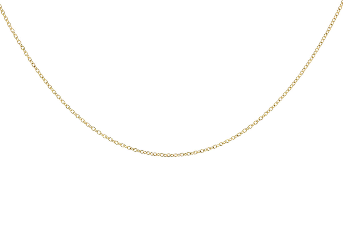 C273-97943: CABLE CHAIN (18IN, 1.3MM, 14KT, LOBSTER CLASP)