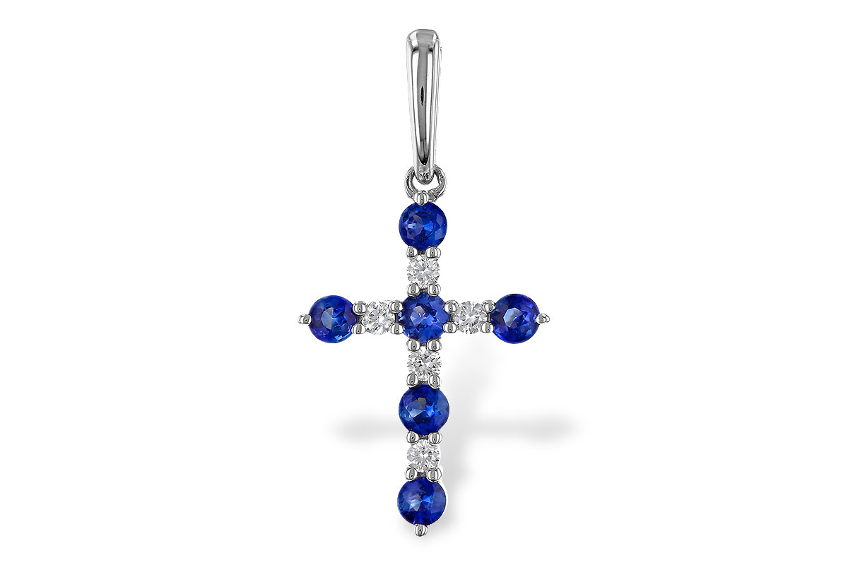 A274-84289: PENDANT .34 TW SAPP .42 TGW