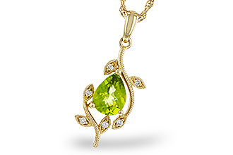 A274-85225: NECKLACE 1.16 PERIDOT 1.21 TGW (8x6MM PER)