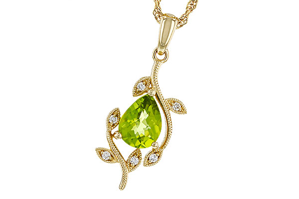 A274-85225: NECKLACE 1.16 PERIDOT 1.21 TGW (8x6MM PER)