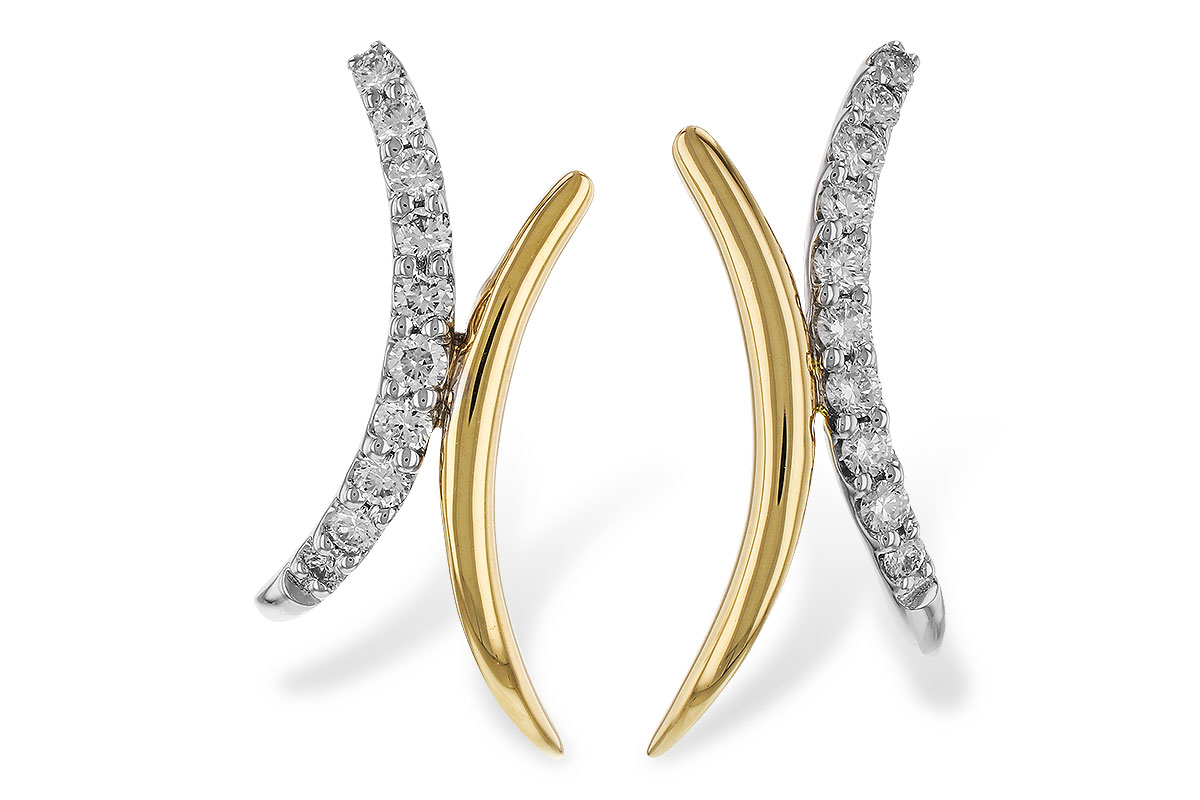 A274-87070: EARRINGS .15 TW