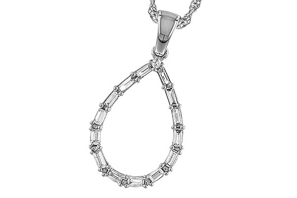 A274-87934: NECKLACE .27 BAG .28 TW