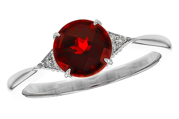 A274-88843: LDS RG 1.46 GARNET 1.48 TGW (7MM RD)