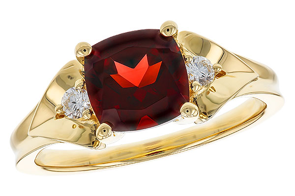 A274-88852: LDS RG 1.66 GARNET 1.75 TGW (7MM GAR)