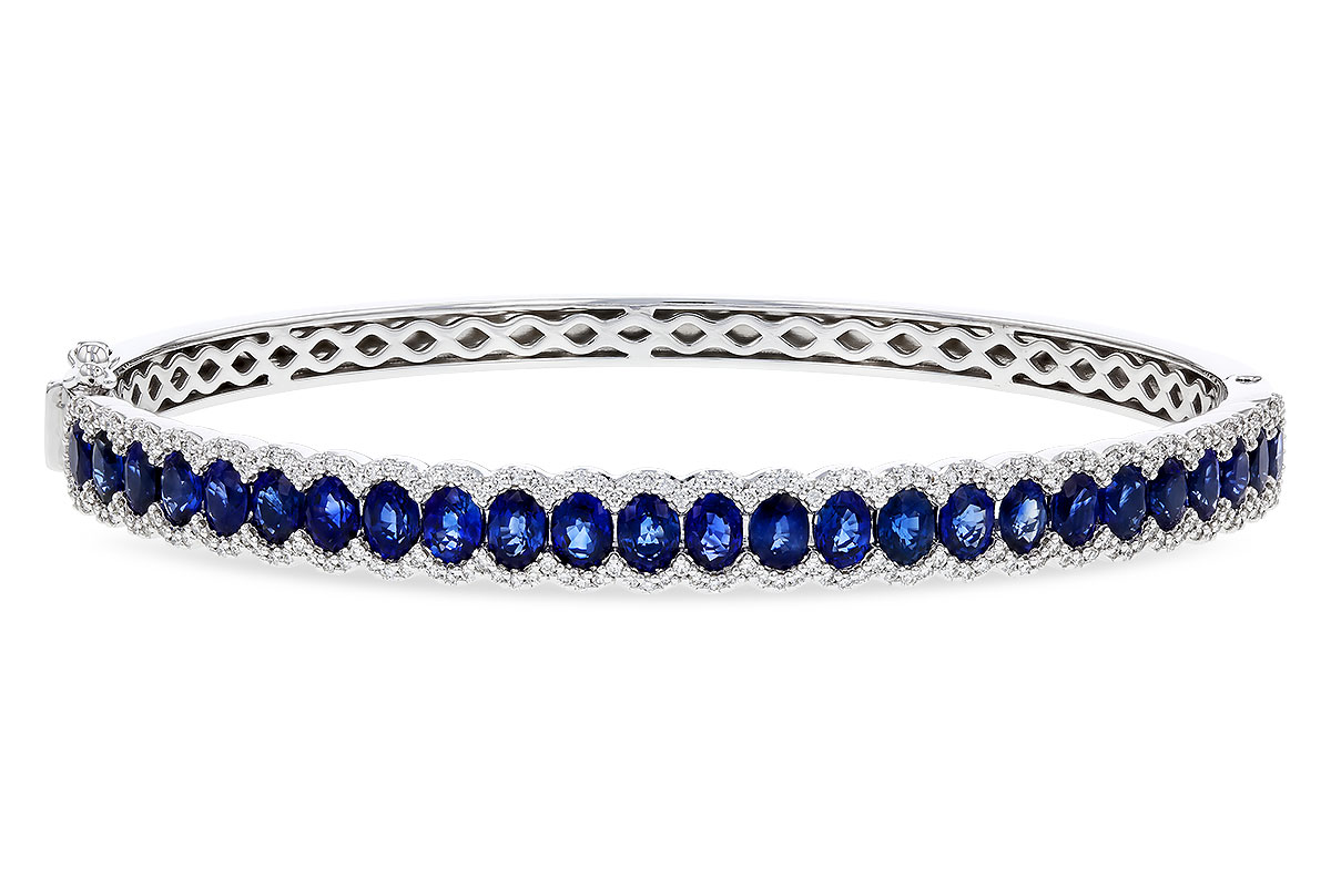 A274-89743: BANGLE 5.09 TW SAPPHIRE 5.65 TGW