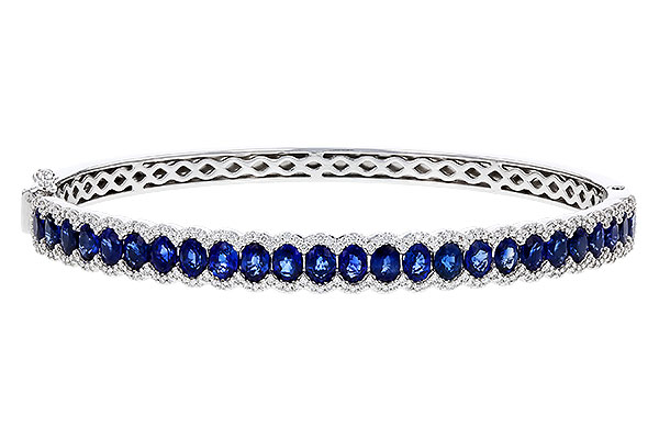 A274-89743: BANGLE 5.09 TW SAPPHIRE 5.65 TGW