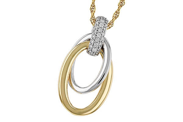A274-90643: NECKLACE .15 TW