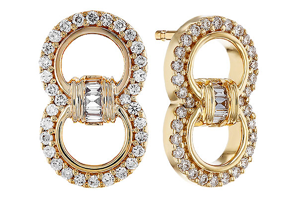 A275-73370: EARRINGS .05 TW BAGS .28 TW