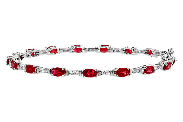 B274-84361: BRACELET 4.65 RUBY 4.97 TGW (7")