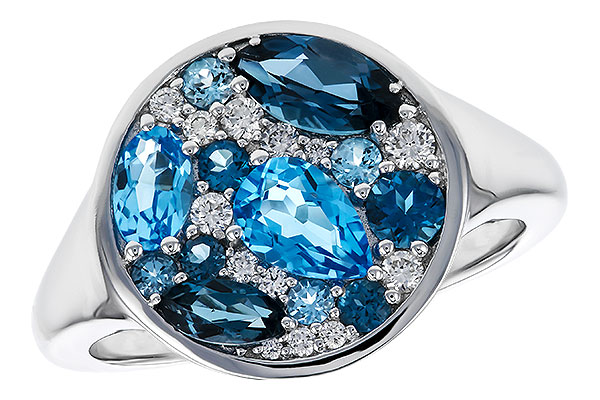 B274-86125: LDS RG 1.80 TW BLUE TOPAZ 1.96 TGW