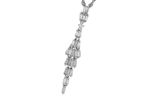B274-87970: NECKLACE .33 BAG .35 TW