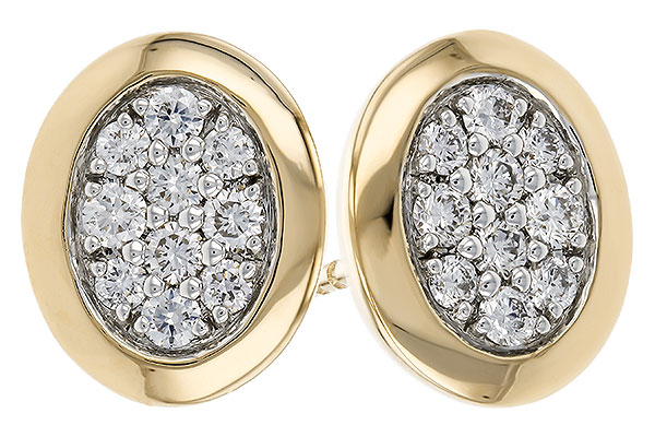 B274-88843: EARRINGS .39 TW