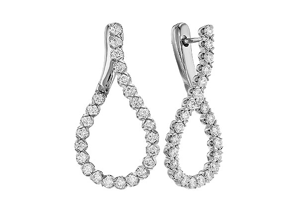 B275-73416: EARRINGS 1.50 TW
