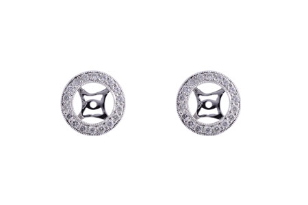 C183-97025: EARRING JACKET .32 TW (FOR 1.50-2.00 CT TW STUDS)