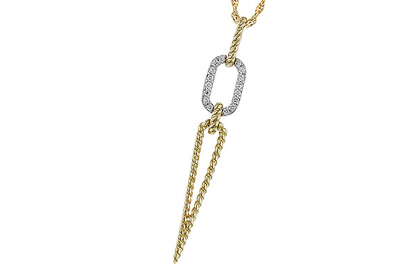 C274-84307: NECKLACE .14 TW