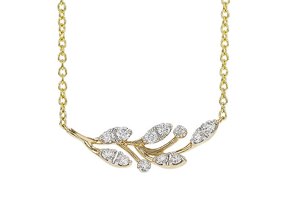 C274-85188: NECKLACE .32 TW (18")