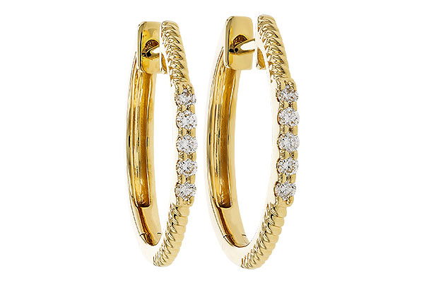 C274-87070: EARRINGS .11 TW