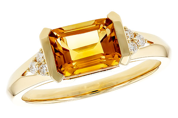 C274-88852: LDS RG 1.46 CITRINE 1.55 TGW (8x6MM CIT)