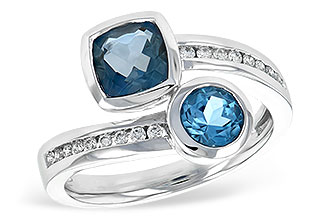 D189-45261: LDS RG 1.55 TW BLUE TOPAZ 1.70 TGW