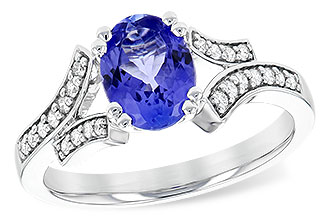 D190-34361: LDS RG 1.15 TANZANITE 1.30 TGW