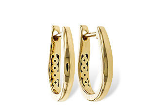 D274-87979: GOLD EARRINGS (15MM)