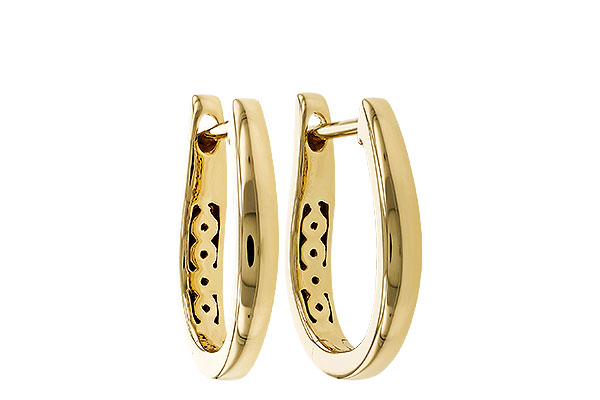 D274-87979: GOLD EARRINGS (15MM)