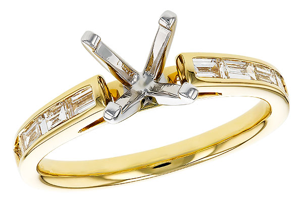 D275-73379: LDS SEMI DIA RG .38 TW BAGUETTES