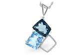 E188-52488: NECK 10.60 BLUE TOPAZ 10.73 TGW