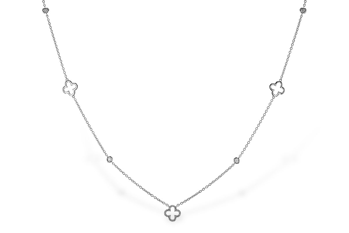 E274-84325: NECKLACE .20 TW (18")