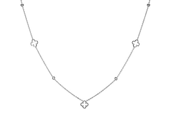 E274-84325: NECKLACE .20 TW (18")