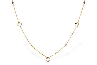 E274-84325: NECKLACE .20 TW (18")