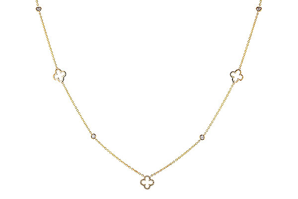 E274-84325: NECKLACE .20 TW (18")