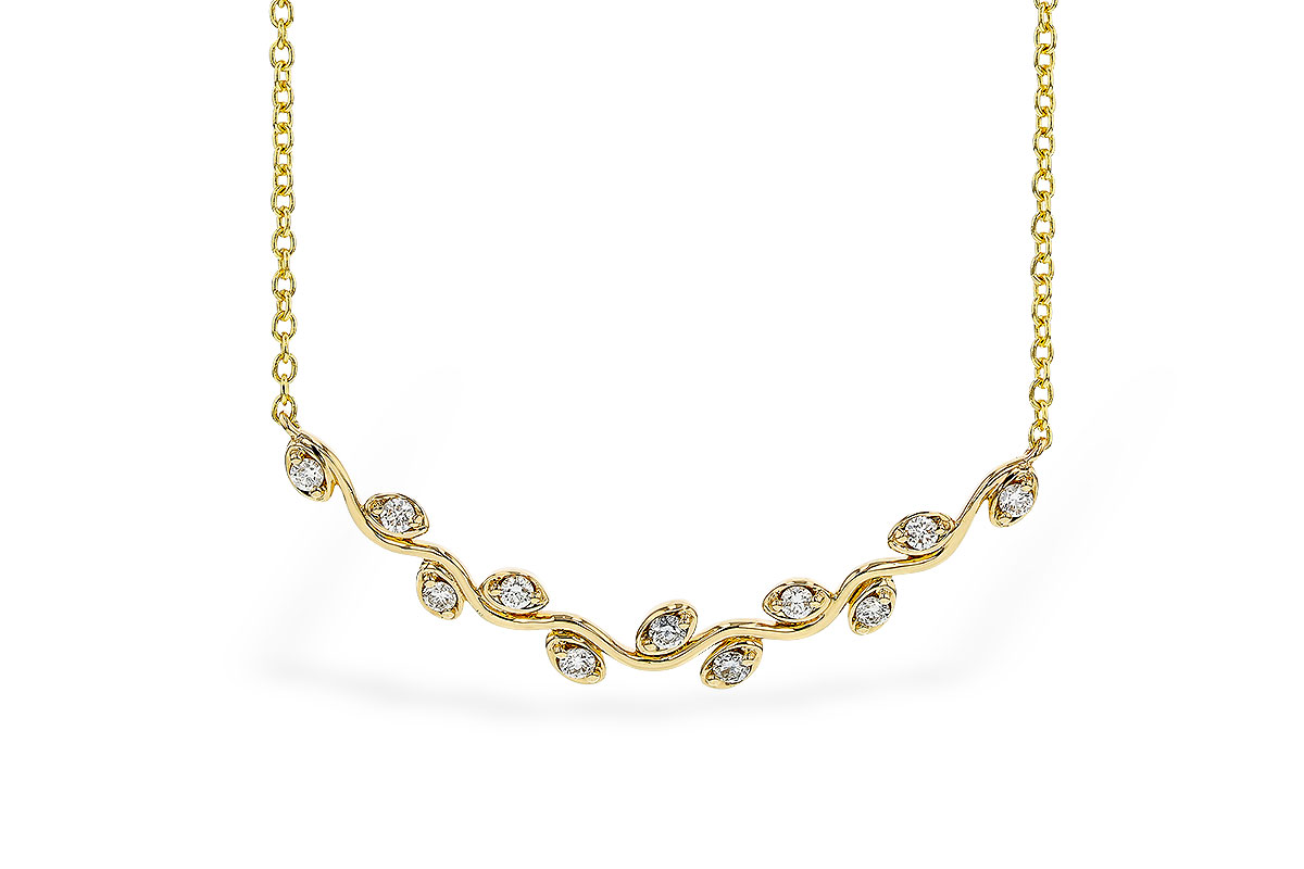 E274-89770: NECKLACE .25 TW (18")