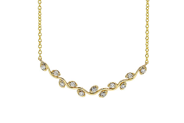 E274-89770: NECKLACE .25 TW (18")