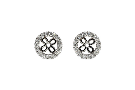 F187-58834: EARRING JACKETS .24 TW (FOR 0.75-1.00 CT TW STUDS)