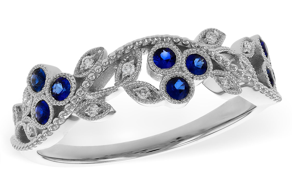 F274-90643: LDS WED RG .23 SAPPHIRE .29 TGW