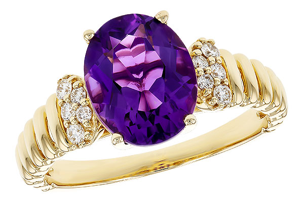 F275-73388: LDS RG 2.12 AMETHYST 2.26 TGW (10x8MM AMY)