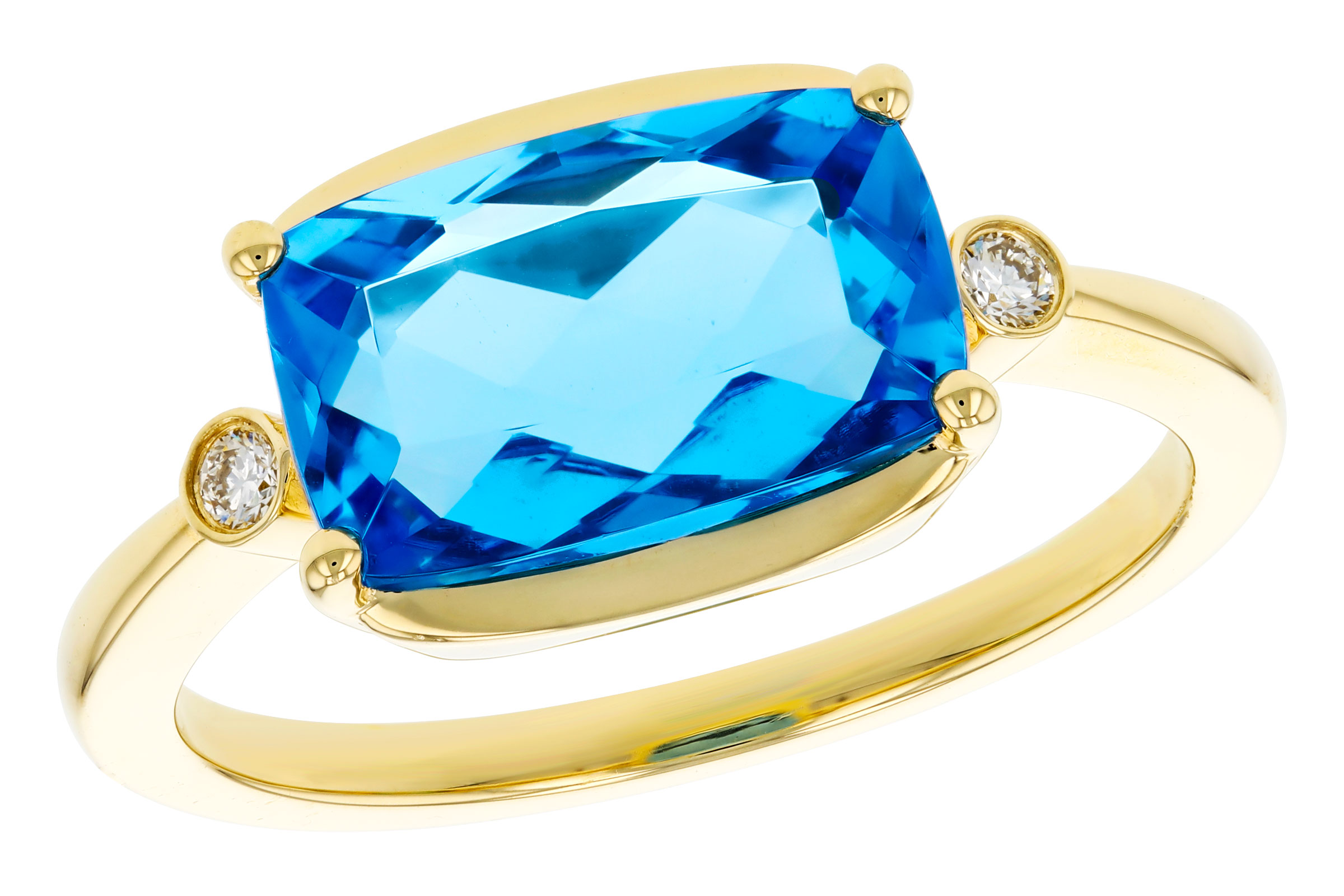 F275-75197: LDS RG 2.88 BLUE TOPAZ 2.92 TGW (11x7MM BT)