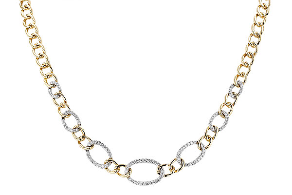G273-92524: NECKLACE 1.15 TW (17")