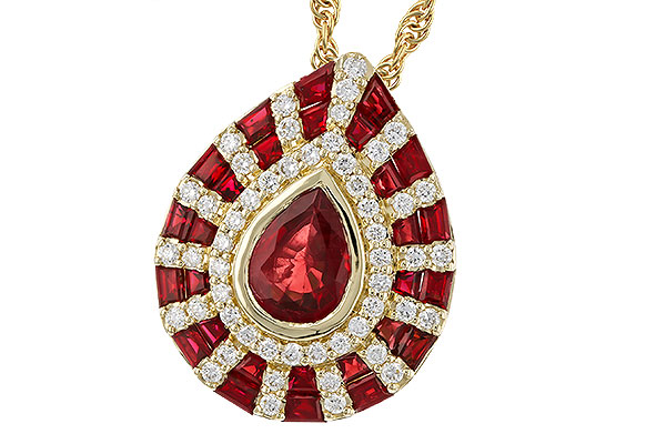 G274-86161: NECK 2.05 TW RUBY 2.29 TGW (7x5MM PS)