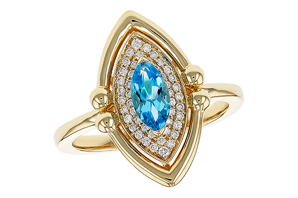 G274-90661: LDS RG .54 BLUE TOPAZ .70 TGW (8x4MM BT)