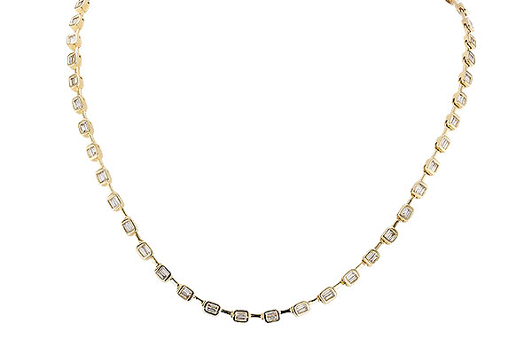 H273-96133: NECKLACE 2.05 TW BAGUETTES (17 INCHES)