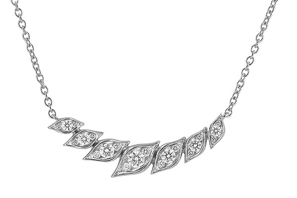 H274-82488: NECKLACE .36 TW