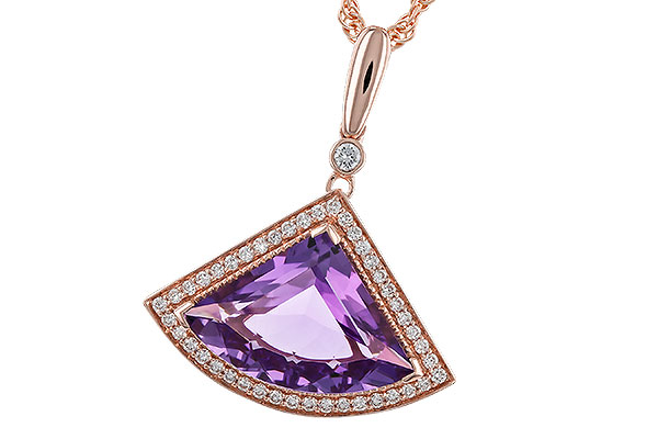 H274-84288: NECKLACE 2.80 AMETHYST 2.97 TGW