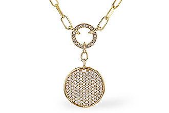 H274-84297: NECKLACE .92 TW (17")