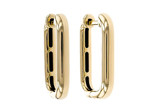H274-87997: GOLD EARRINGS (18MM)