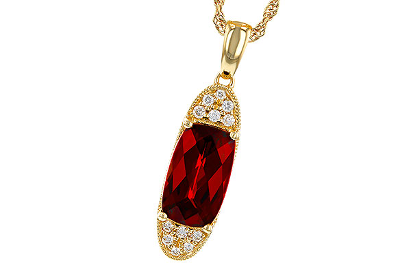 H274-88833: NECK 2.45 GARNET 2.55 TGW