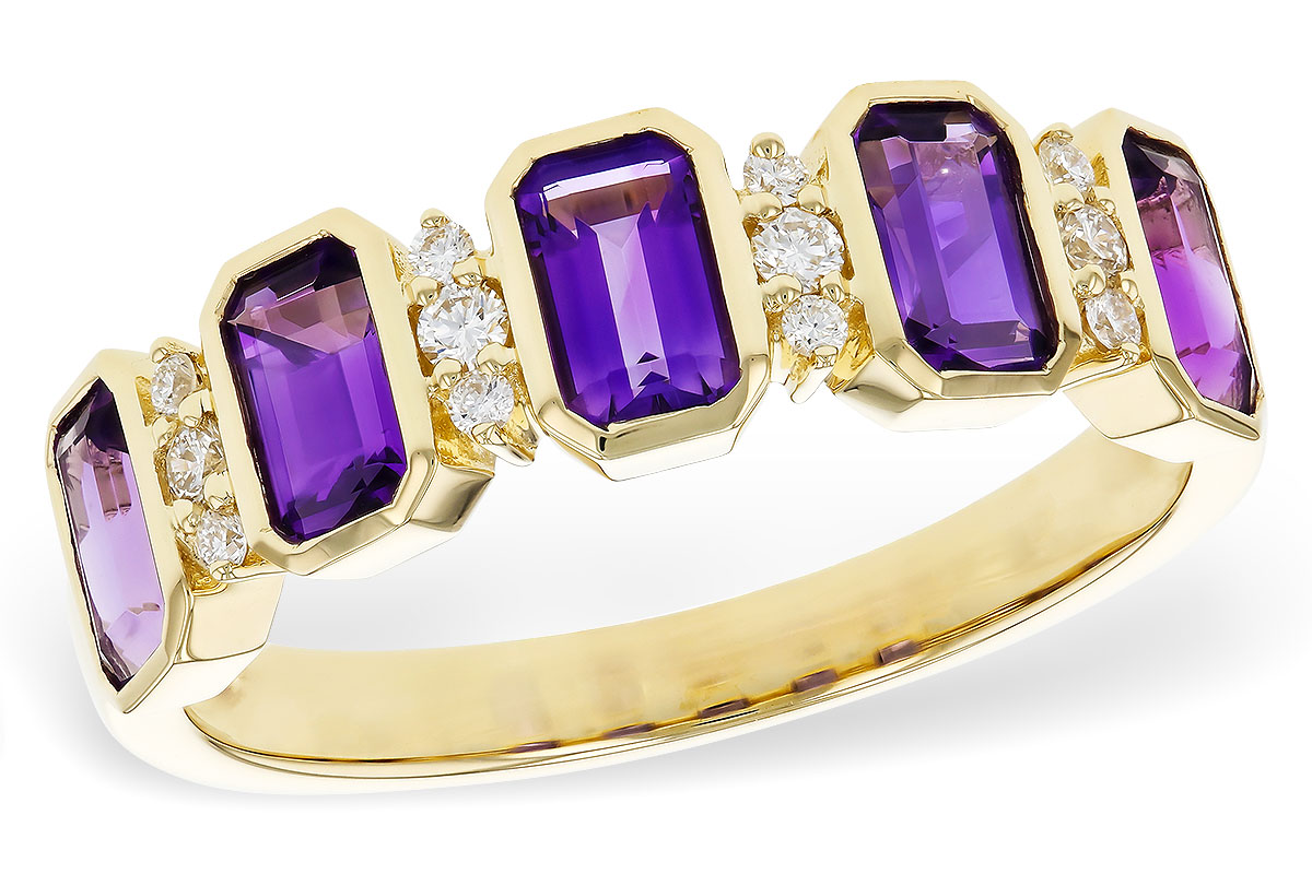 H274-90670: LDS RG 1.18 TW AMETHYST 1.30 TGW