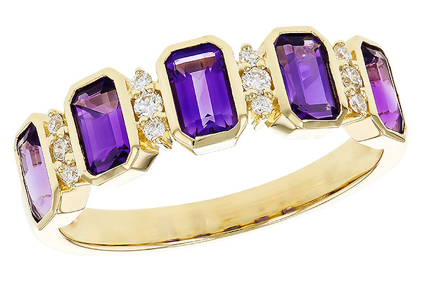 H274-90670: LDS RG 1.18 TW AMETHYST 1.30 TGW