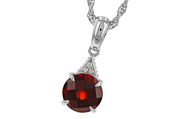 K274-88842: NECK 1.46 GARNET 1.47 TGW (7MM RD)